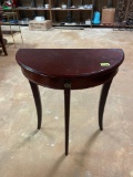 The Bombay Company Mahogany Half Moon Accent Table