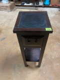 Vintage 1 Drawer Wooden Side Table