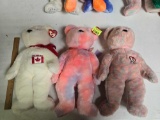 3 Large, TY Beanie Buddies, Beanie Bears. All one Money.