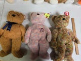 3 Large, TY Beanie Buddies, Beanie Bears. All one Money.
