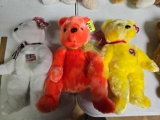 3 Large, TY Beanie Buddies, Beanie Bears. All one Money.