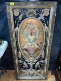 Vintage Ornate Stone and Metal Wall Panel