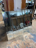 Vintage Rectangular 5 Panel Mirror Wall Decoration