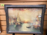 Vintage Oriental Traders Painting By Dey De Ribcowski