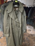 Vintage, Military Dress Overcoat with Original Cold Weather Liner. Regular-Large.