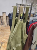 3- Vintage, Military Duffle Bags. With clips and Straps.
