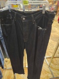 2 Pair of Slightly Used Levi Strauss Jeans. 513- 36/30, and 514- 38/32.