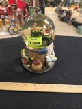 Farm Tractor and Family ,Wind up Musical Globe.
