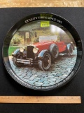 General Tire 1927 Stutz Blackhawk Speedster Round Metal Serving Tray