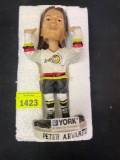 Vintage Oklahoma City Blazers Hockey Team Peter Arvanitis Signed Bobble Head