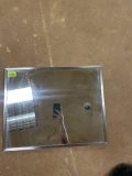Small Metal Framed Wall Mirror