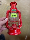 Vintage Moon Light Small Red Hurricane Kerosene Lantern