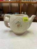 Porcelier Vitreous Hand Decorated China Tea Pot