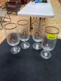 Set of 4 Coors 12 Ounce Beer Glasses