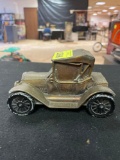 Vintage 1915 Chevrolet Coupe Brass Replica Coin Bank