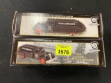 2 Vintage Ertl Citgo Lubricants 1939 Dodge Airflow Tanker Coin Banks 2 Times the Money