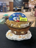 Decorative Noahs Ark Rotating Sky Music Box