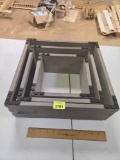 Set of 3, Decorative Wood with Metal Accents, Shadow Boxes/Shelves.