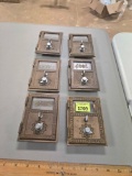 6-Vintage, Brass Mailbox Doors.