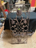 Ornate Wrought Iron Wall Display