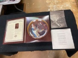 Edwin M. Knowles the Rarest Rockwells, Norman Rockwells Light For The Winter Decorative Plates