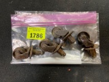 Set of 4 Miniature Antique Metal Castors