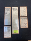 Vintage Gerber, Nestles, and Best & Co., Advertisements in Copper Frames