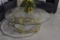 Glass Top End Table