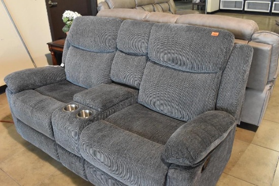 2 Cushion Loveseat with Drink holders