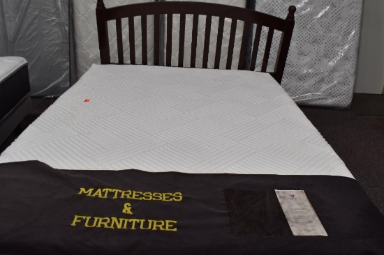 Queen Mattress and Headboard