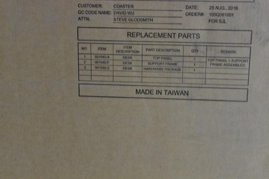 Desk Parts