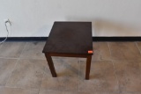End Table With fake plant