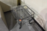 Glass Top End Table