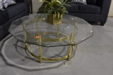 Glass Top End Table