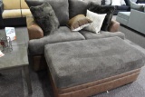 Loveseat with Ottoman