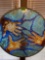 Colorful hands stained glass decor