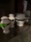 China coffee cups and vases and A pitcher