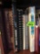 A lot of different kinds of books mostly to do with massages