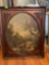 very old print and frame
