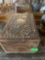 Antique hand carved jewelry box