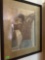 A reprint of a man nicely framed