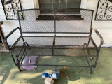 Metal Glider Bench