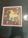 Print of elf in grass