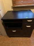 Wooden desk with storage buyer needs to bring their own help to load it. Please and thank you
