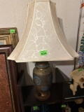 Chinese lamp with shade
