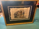 Tribal artwork printed on textile