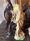 Vintage A. Santini David sculpture my head is broke off, but we still have it. Vintage 1960s box