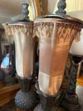 Antique Lights with lids one is damage
