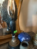 1991 woman angel sculpture
