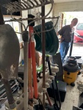 Garden tool holder and garden tools